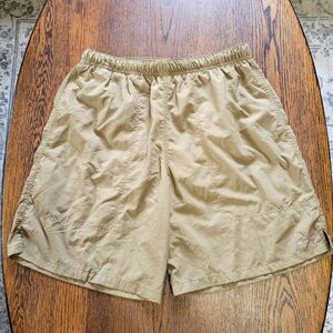 Columbia Tan Nylon Swimming Trunks Size Men's Medium
